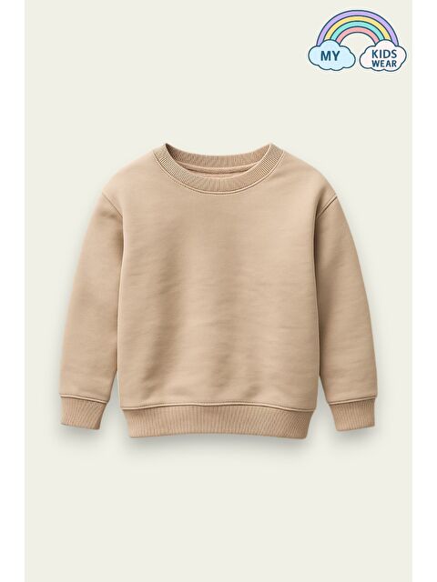 My Kids Wear Unısex Çocuk Şardonlu Basic Sweatshirt 12134 - S000443909-19928