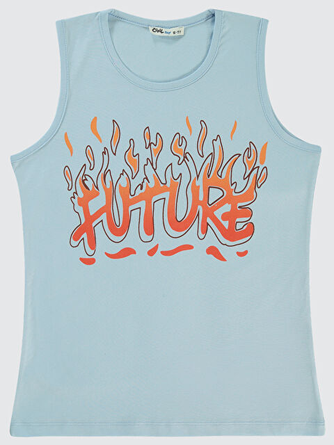 Civil Boys Erkek Çocuk Tişört 10-13 Yaş Buz Mavi