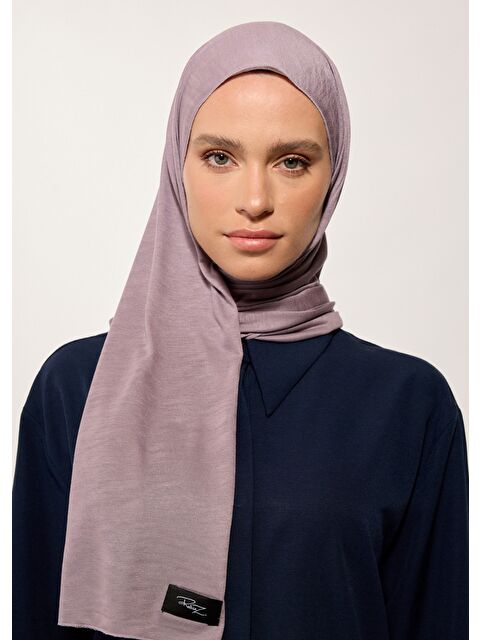 Rabia Z Tesettür Şal - Gri Penye - S000412501-20600