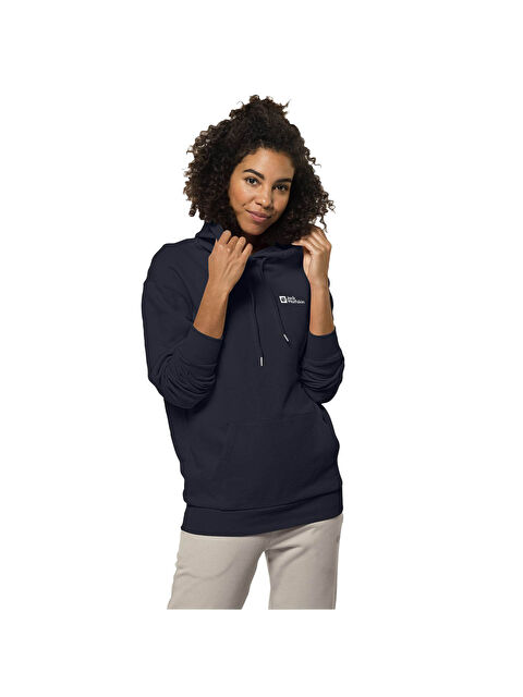 Jack Wolfskin Essential Hoodie Kadın Turuncu Sweatshirt - S000489858-21164