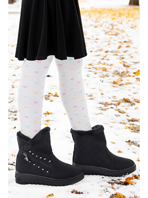 Kiko Kids Hezan Fermuarlı Kız Çocuk Bot Ayakkabı - S000284087-14430