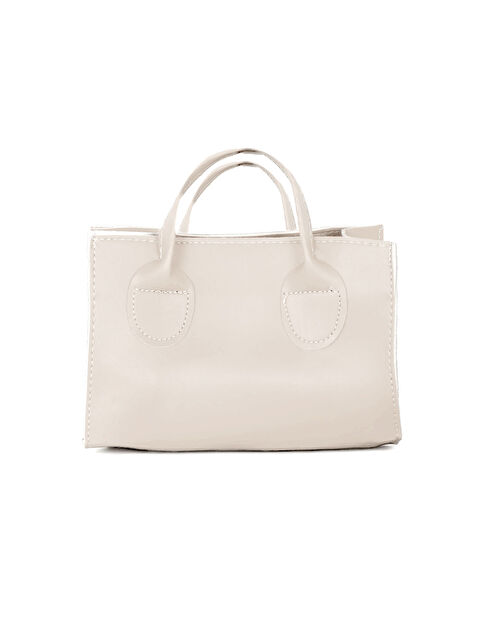 TONNY BLACK Kadın Beyaz Mini Boy Suni Deri Askılı El ve Omuz Çantası - S000495409-20063