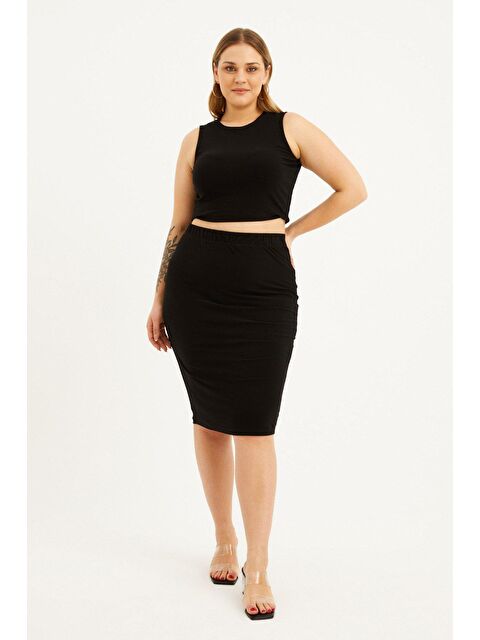 Mylinemoda Örme Midi Kalem Etek - S000238970-19351