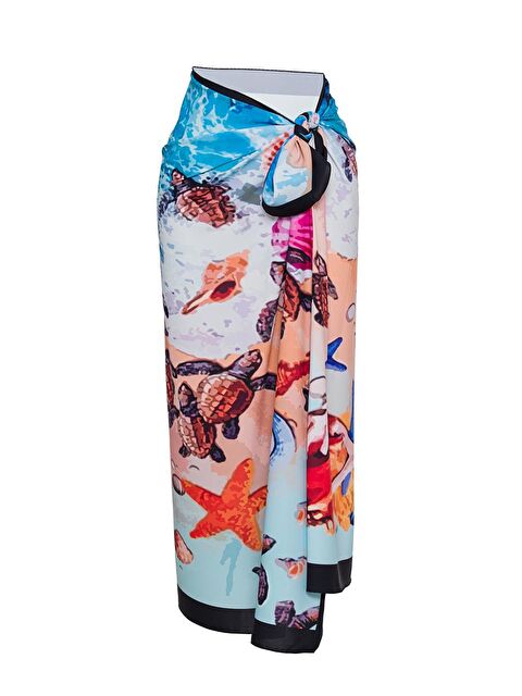 Sailor Moda Hawaii Pareo İpeksi İç Göstermez - S000155491-23173