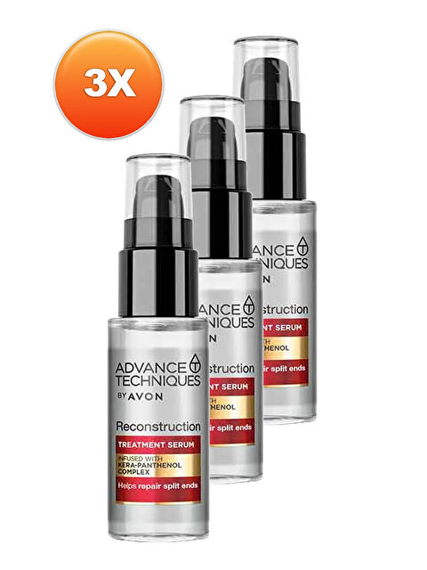 AVON Advance Techniques Reconstruction Treatment Onarıcı Saç Serumu 30 Ml. Üçlü Set - S000287619-10231