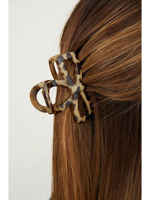 Fullamoda Leopar Desenli Fiyonk Mandal Toka - S000474471-19928