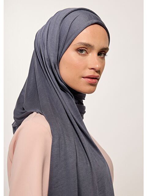 Rabia Z Tesettür Şal - Antrasit Penye - S000387628-29666