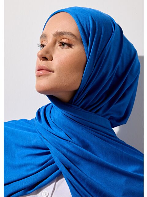 Rabia Z Tesettür Şal - Saks Penye - S000387630-23710