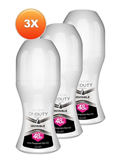 AVON OnDuty Invisible Kadın Rollon 50 Ml. Üçlü Set - S000190318-10231