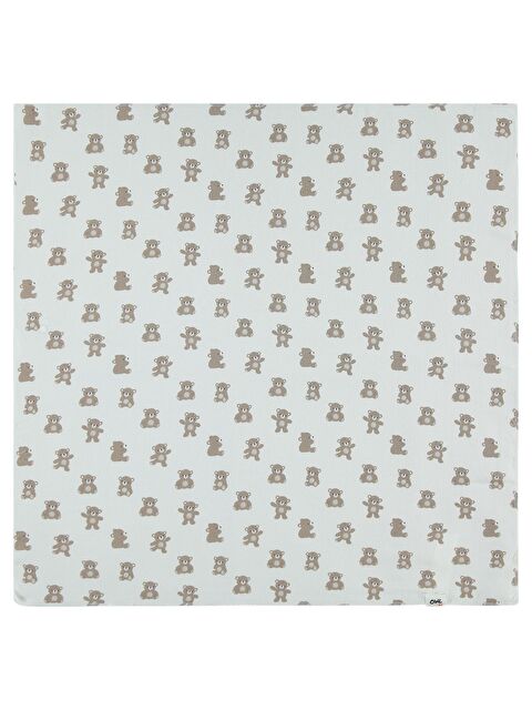 Civil Baby Ayıcık Baskılı Müslin 75*75 Battaniye - Bej