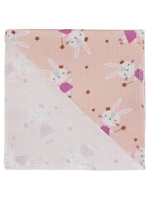 Civil Baby Sihirli Tavşan Empirme 75x75 Cm Battaniye - Pudra