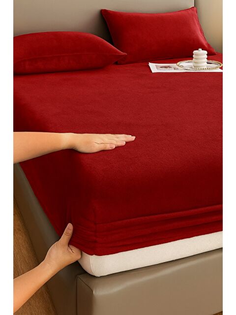 Mulberry Kışlık Tek Kişilik Kadife Lastikli Çarşaf 100x200+30