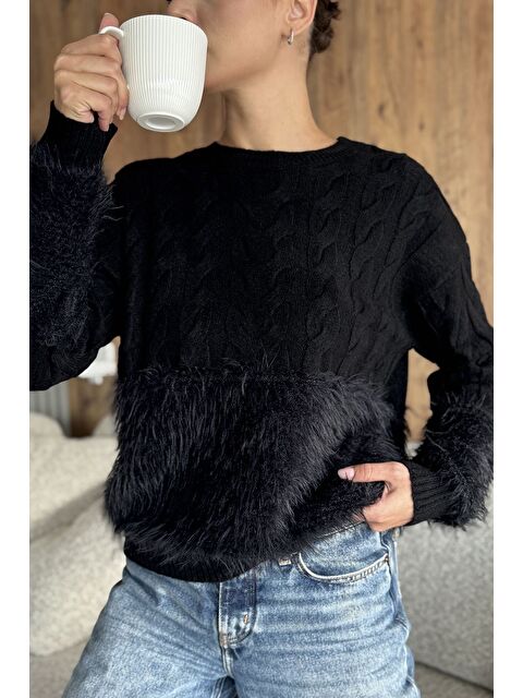 Gülseli Sakallı Kadın Triko Kazak - S000425497-19351