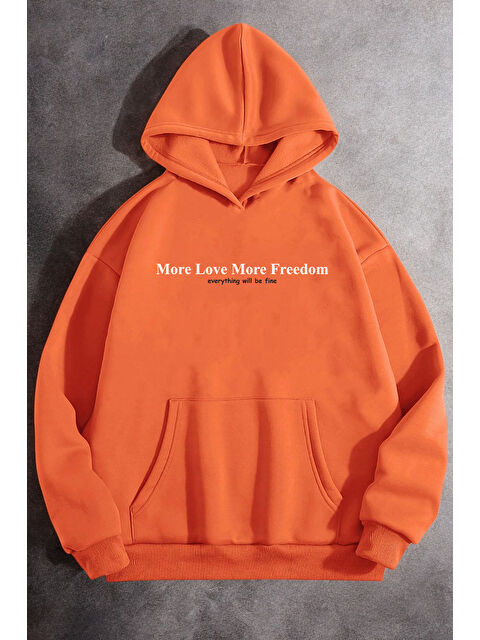uyguntarz More Love Baskılı Oversize Sweatshirt - S000280259-20013