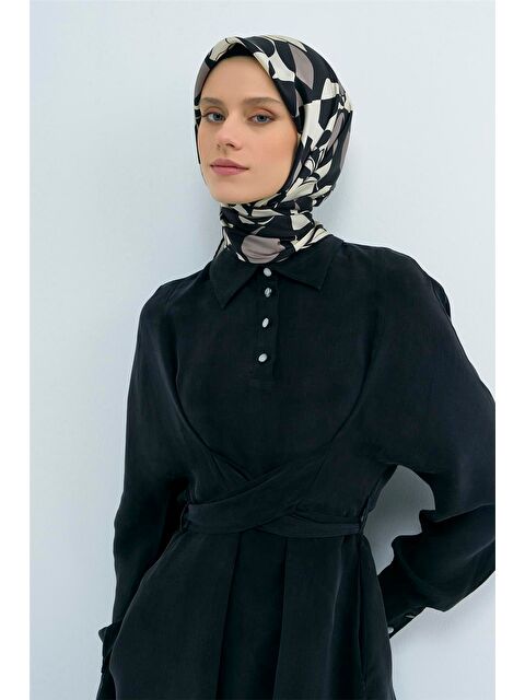 ARMİNE Saf İpek Twill Eşarp 9551D 09