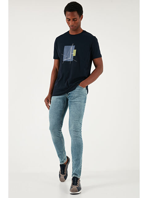 Buratti Streç Pamuklu Slim Fit Normal Bel Dar Paça Erkek Jeans 1122S08NAPOLI - S000311206-17437