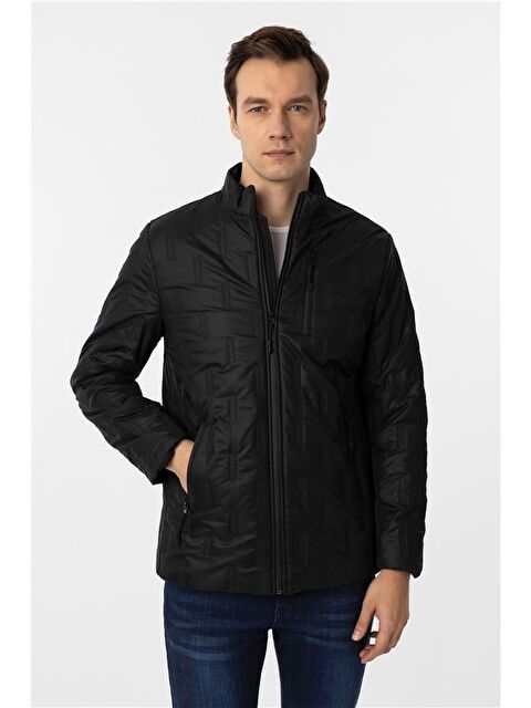 Süvari Siyah Slim Kapitone Mont - S000460704-19351