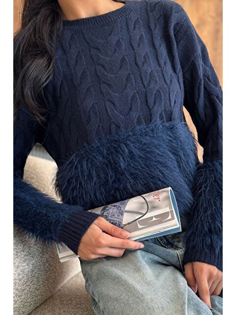 Gülseli Sakallı Kadın Triko Kazak - S000425497-21164