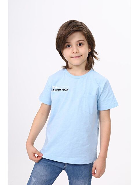 Toontoykids Erkek Çocuk Cep Baskılı Tişört - S000250780-17234