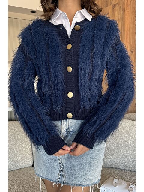 Gülseli Sakallı Kadın Triko Hırka - S000425523-21164