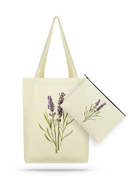 Bagg Paket Lavander Kanvas Kumaş Bez Çanta - S000148811-19966