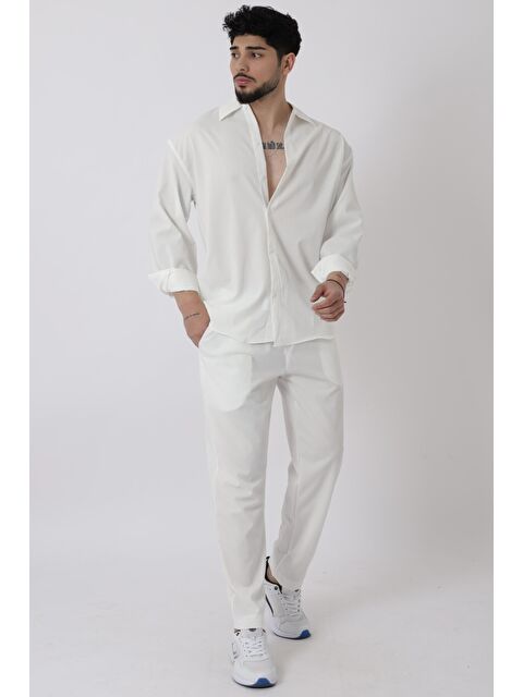 Stilkombin Armüllü Desen Rahat Jogger Erkek Takım PBR 1022_72006 - S000204981-20063