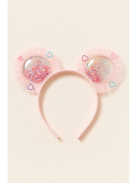 Katia And Bony Çocuk Yıldız Boncuk Kulak Aksesuarlı Taç Pembe - S000475423-20024