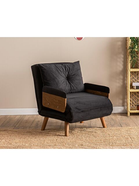 Pafu Cosmo Tekli Katlanır Yataklı Koltuk - Soho Siyah