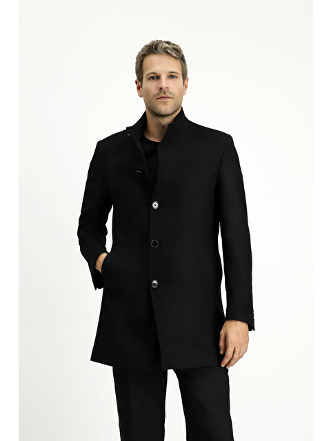 Kiğılı Yünlü Klasik Kaban