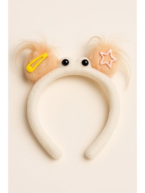 Katia And Bony Çocuk Göz Aksesuarlı Taç Beyaz - S000475325-20063