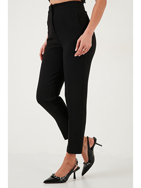 Lela Regular Fit Yüksel Bel Düz Paça Havuç Pantolon 68350109 - S000463872-19351