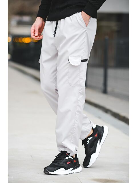 Oksit Bl 2111 Kort Paraşüt Düz İpli Paça Tactical Kargo Cepli Erkek Eşofman Alt - S000144337-20600