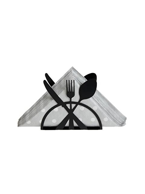 M&C Concept Kitchen Metal Peçetelik - Siyah - S000376972-19351