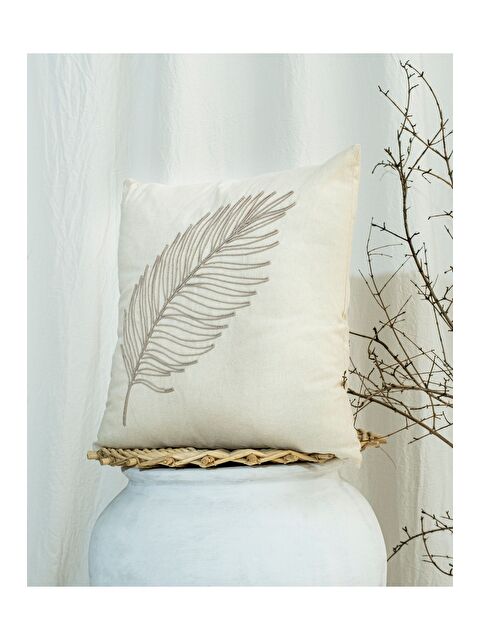 Asdiva Bohem Tarzı Pamuklu Nakışlı 45x45 Kırlent Kılıfı - S000344565-37513