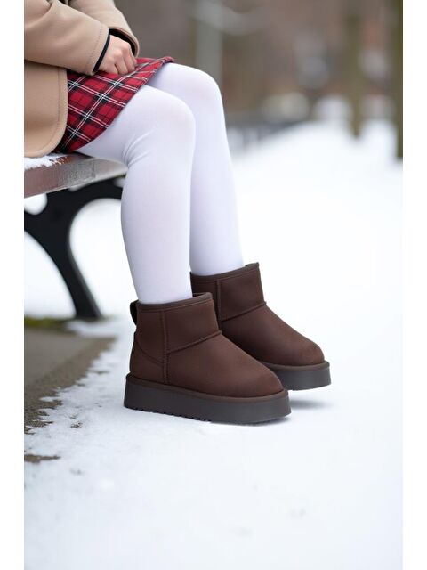 DARK SEER Snie C. Günlük Kız Çocuk Kürklü Bot Günlük Ayakkabı Sneaker 2025 - S000524104-19413