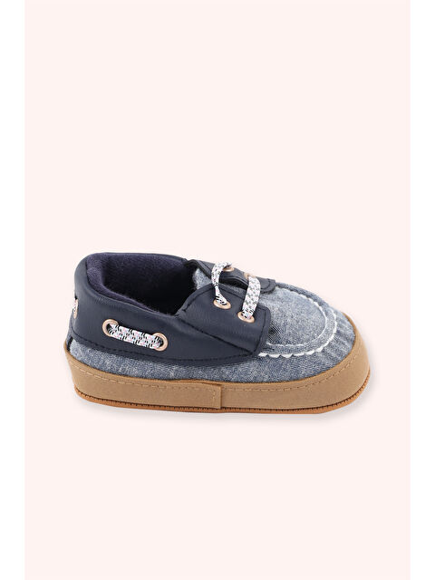 Panço Yenidoğan Bağcıklı Mavi Patik - S000524109-17234