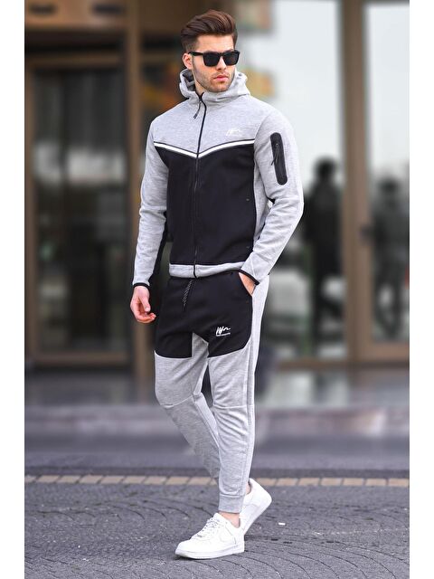 Madmext Gri Erkek Eşofman Takımı 5697 - S000056717-20600