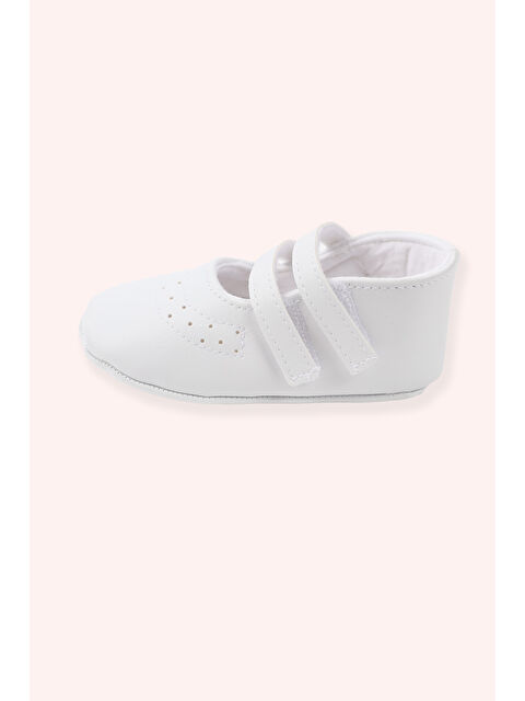 Panço Yenidoğan Kayışlı Beyaz Patik - S000524125-20063