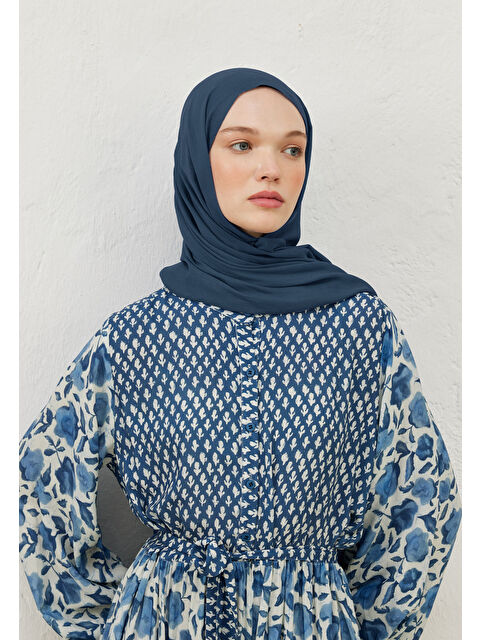 Fresh Scarfs Rami Viskon Şal İndigo - S000420268-23093