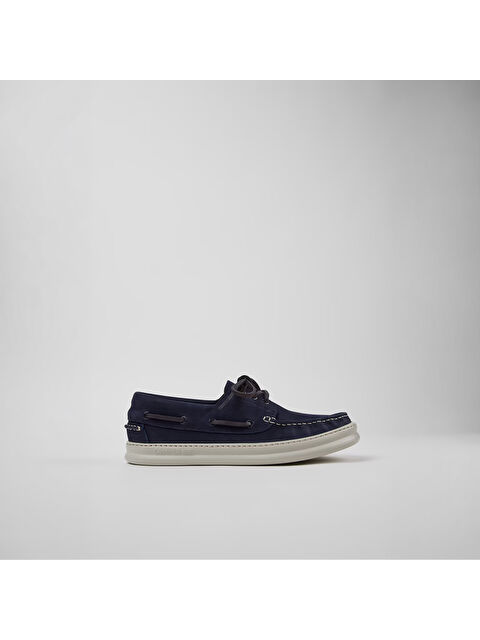 Camper Erkek Lacivert Loafer Ayakkabı K101073-006 Runner Four Blue