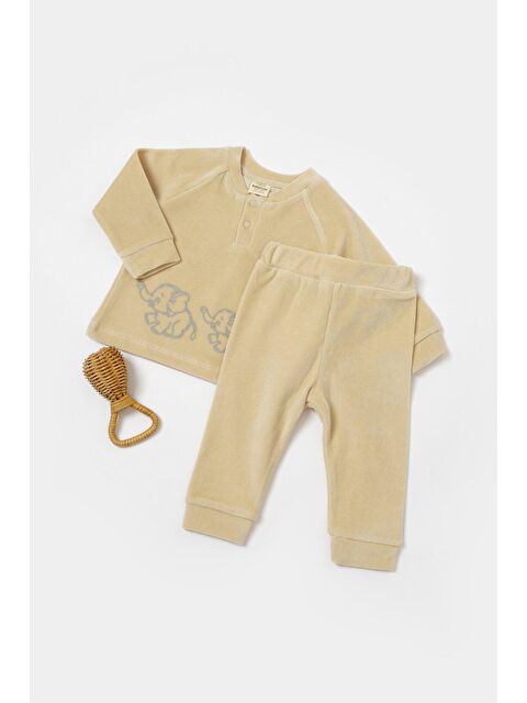 BabyCosy Organic  Kadife Alt & Üst Takım - S000078998-25636