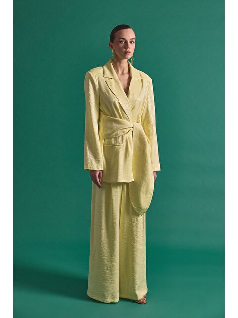 SATEEN Freya Pantolon - Sarı - S000521590-20072
