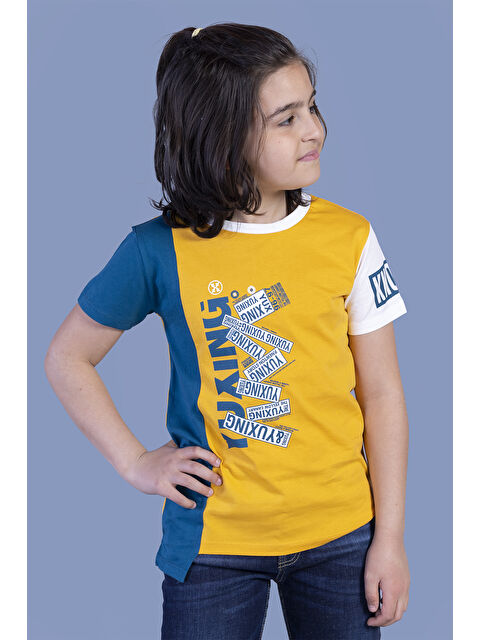 Toontoykids Erkek Çocuk Garni Detaylı Baskılı Tişört - S000417590-20074