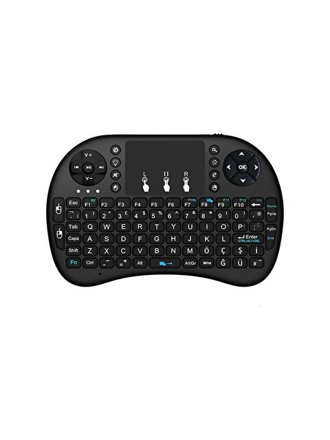 Technow Işıklı Kablosuz Mouse Özellikli Mini Türkçe Tv Uyumlu Klavye - S000287634-23173