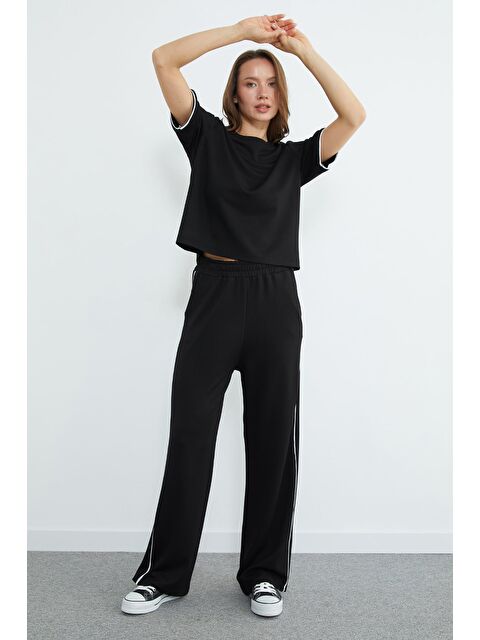 Fullamoda Biyeli Bisiklet Yaka Modal 2 Li Takım - S000529230-19351