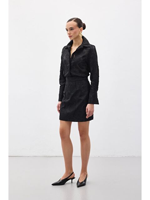 SATEEN Belica Etek - Siyah - S000521591-19351