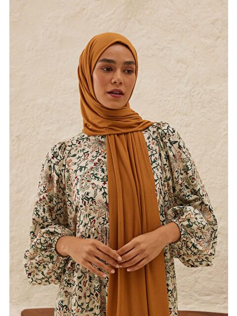 Fresh Scarfs Penye Şal Tarçın - S000420272-19956