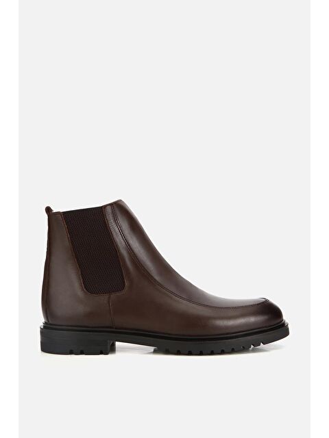 Yaya By Hotiç Erkek Deri Kahverengi Lastik Detaylı Chelsea Bot - S000506727-19413