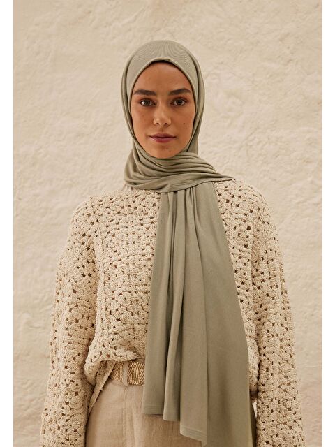 Fresh Scarfs Penye Şal Metalik Gri - S000420272-20600