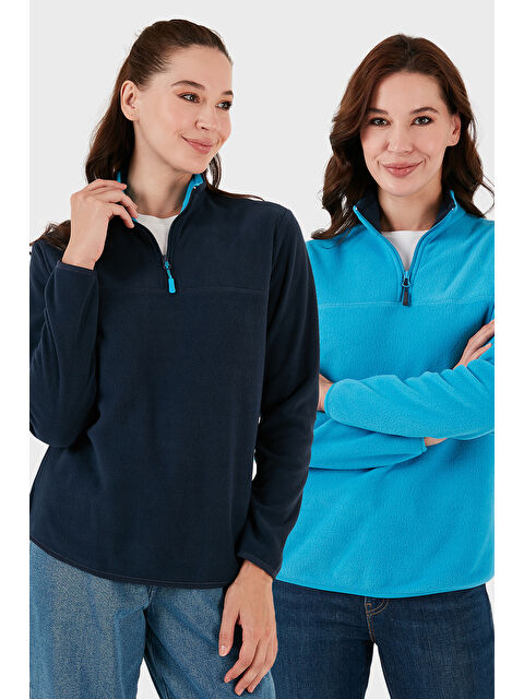 Lela Slim Fit Yumuşak Dokulu Anti-Pilling Tüylenme Yapmayan 2'li Paket Polar 5907000S2 - S000463889-37460